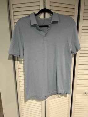 lululemon athletica Men's Polo in Pale Blue